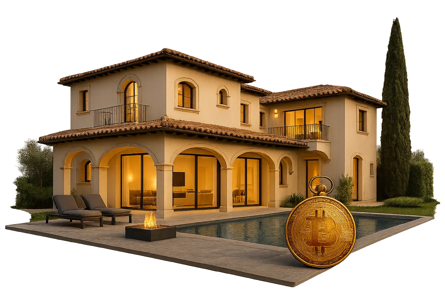 Typical Saint-Jean-Cap-Ferrat villa bought with Bitcoin