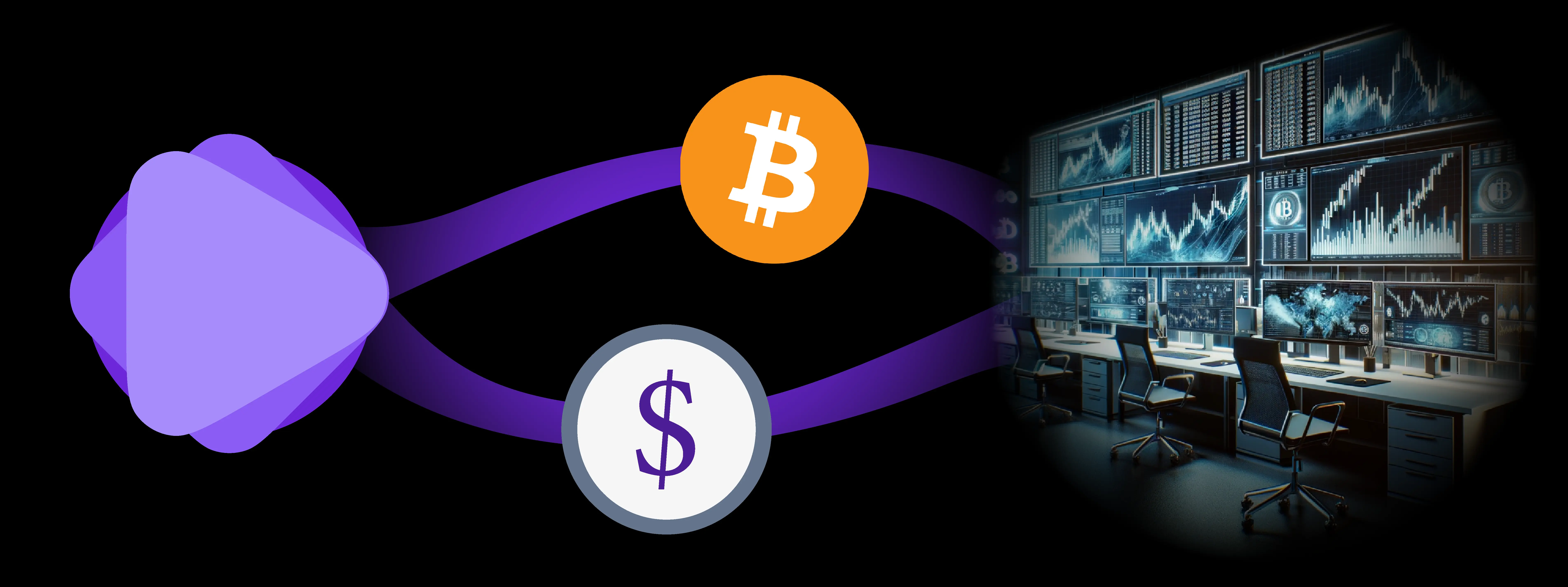 RealOpen converts your crypto to fiat via our prime OTC trade desk